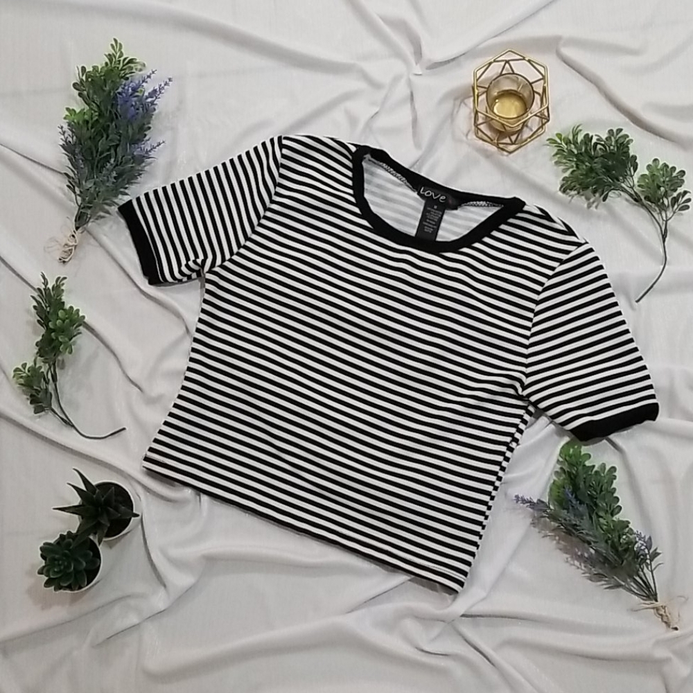 Striped Crop Top